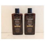 (2) NEW CREMO LIMITED RELEASE TOBACCO TONKA BODY WASH