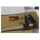 WEN 10236F2 Quick-Adjust 36-Inch Steel Bar Clamps with 2.5-Inch Throat and Micro-Adjustment Handle, Two Pack