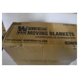 WEN 272406 72-Inch by 40-Inch Heavy Duty Padded Moving Blankets, 6-Pack