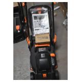 WEN 20835 20V Max 15-Inch Cordless Brushless Lawn Mower with 5Ah Battery and Charger