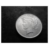 1922 Peace Silver Dollar Has Interesting Die Cracks Reverse And Obverse