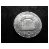 1951 S Franklin Half Dollar