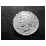 1921 Peace Silver Dollar High Relief