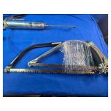 Assorted Tools, Grease Gun, Caulking Gun, Hand Saws Etc.