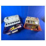 (2) Tackle Boxes with Misc.Tools