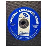 (10) Viginia Abrasives 12"x 1/8th Concrete Cut off Wheels