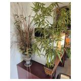 2 Artificial Greenery Potted Plants