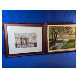 (2) Framed Prints