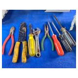 Bin of Assorted Items, Box of Nails, Assorted Tools, 3 New Pots, Etc.