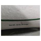 40lb Bag of All Purpose Fertilizer Bag is open but Close to Full