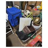 Pallet of used cords / hoses / balls/ etc