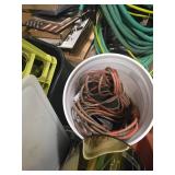 Pallet of used cords / hoses / balls/ etc