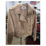 (New) BB Dakota by Steve Madden Faux Suede Moto Jacket Size: XXL