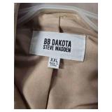 (New) BB Dakota by Steve Madden Faux Suede Moto Jacket Size: XXL