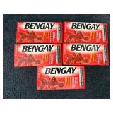 5 Packs Of Bengay Ultra Strength