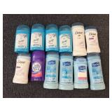 12 Sticks Of Womens Deodorant