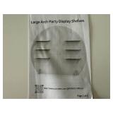 Large Arch Party Display Shelves