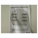 Large Arch Party Display Shelves