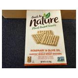 10 Boxes Of Back To Nature Rosemary And Olive Oil Crackers