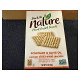 11 Boxes Of Back To Nature Rosemary And Olive Oil Crackers