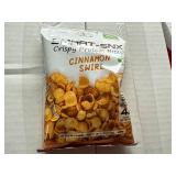 3 X 12Ct Boxes Of Smart-Snx Crispy Protein Bites - Cinnamon Swirl