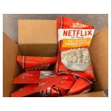 Box Of Netflix Cheddar Kettle Popcorn