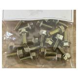 Lot of 60- Grade 5 Hex Flange Bolts 1/4 20x5/8
