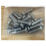 Lot of 40 Grade 5 Hex Bolts Zinc 1/4 20x1