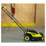 ONE+ 18V 13 in. Cordless Battery Walk Behind Push Lawn Mower with batterysee description