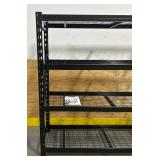^Ironton 4-Tier Storage Shelving, 77in.W x 72in.H x 24in.D #62497 Msrp $249.99