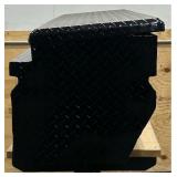 Northern Tool + Equipment Chest Truck Toolbox, 56in. x 20in. x 15.75in. x 18in., Aluminum, Gloss Black, Pull Handle Latches #42057 Msrp $519.99 see description