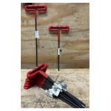 Eklind T-handle wrench 5/32  lot of 11