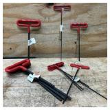 Eklind T-handle Wrench lot of 12