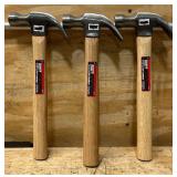 Plymouth Forge 16 Oz Claw Hammer lot of 3