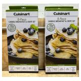 Cuisinart 8-Piece Griddle Breakfast & Crepe Set lot of 2