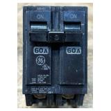 GE Circuit Breaker 2 Pole Unit 60A lot of 5