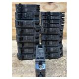 GE 30 Amp Single/double-Pole Bolt-On Circuit Breaker lot of 16