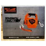 Mile Marker Rhino Pull 1000 24 Volt DC Portable Winch, 1,000-Lb. Capacity, 39ft. Synthetic Rope, Model# 71-1000 #112397 Msrp $629.00