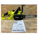 Ryobi P2502VNM ONE+ HP 18V Lithium Ion Cordless 10" Bar Chainsaw Tool Only