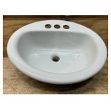 ALTO II Lavatory Model 251 19  x 16  Oval, Self-Rimming Lavatory