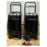 *Schumacher Wheeled Manual Battery Charger/Engine Starter, 6/12 Volt, 10/25/50/250 Amp, Model# SC1445 #101898 Msrp $459.98 lot of 2