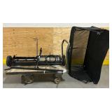 ^Lawn Sweeper Tow Behind, Large Pull Behind Grass Sweeper $400 read description