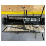 ^Lawn Sweeper Tow Behind, Large Pull Behind Grass Sweeper $400 read description