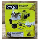 RYOBI Wood Door Lock Installation Set read description