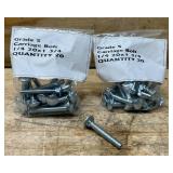 Lot of 40 Grade 5 Carriage Bolt 1/4 20x1 3/4