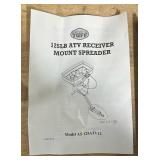 ^FieldTuff 125LB ATV RECEIVER MOUNT SPREADER