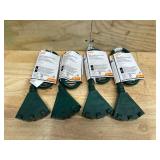 2 ft. 14/3 Light Duty Indoor/Outdoor Extension Cord with Multiple Outlet Triple Tap End, Green (lot of 4)