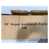 AUGER ANCHORS - 6PK