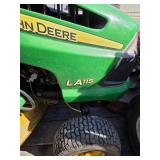 John Deere LA115 Lawn Tractor - 42in Edge Cutting System - 19.5 HP - 2-Bag Bagger