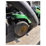 John Deere LA115 Lawn Tractor - 42in Edge Cutting System - 19.5 HP - 2-Bag Bagger